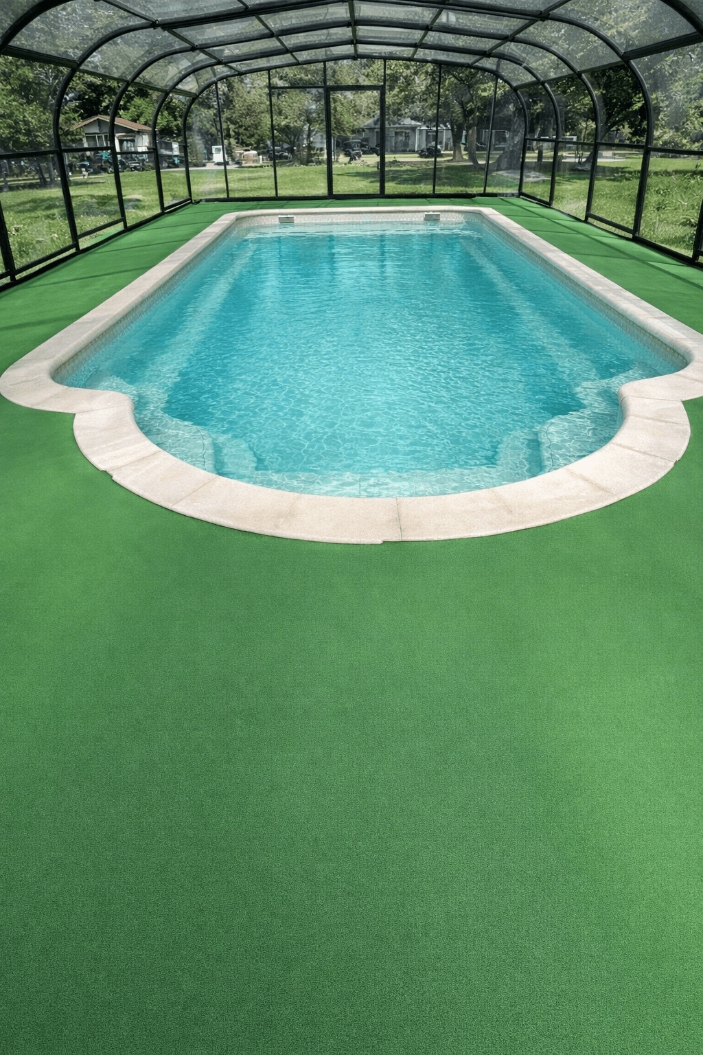 Location de mobil-homes avec piscine chauffée dans le Gard